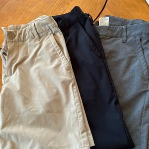 Two pants one short- boys golf